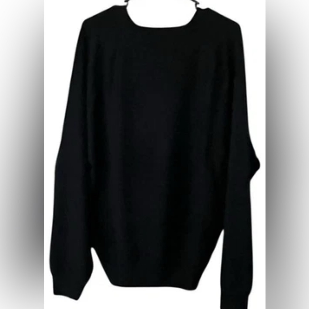 Callaway Men’s Golf Black 100% Cashmere Sweater - Picture 6 of 7